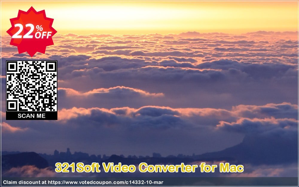 321Soft Video Converter for MAC Coupon Code May 2024, 22% OFF - VotedCoupon