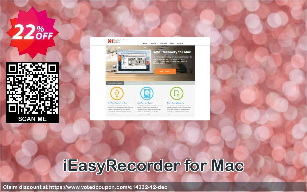 iEasyRecorder for MAC Coupon, discount Twitter 20% OFF. Promotion: Twitter 20% OFF
