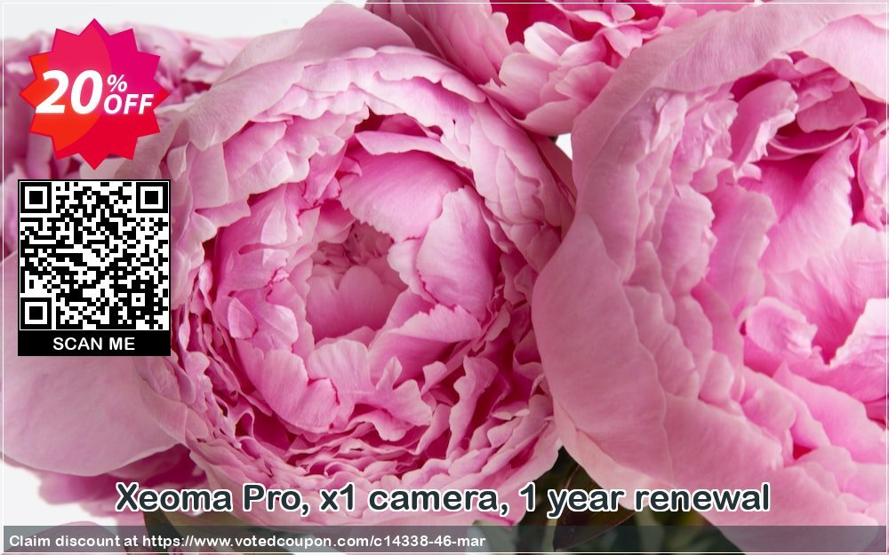 Xeoma Pro, x1 camera, Yearly renewal Coupon Code Apr 2024, 20% OFF - VotedCoupon