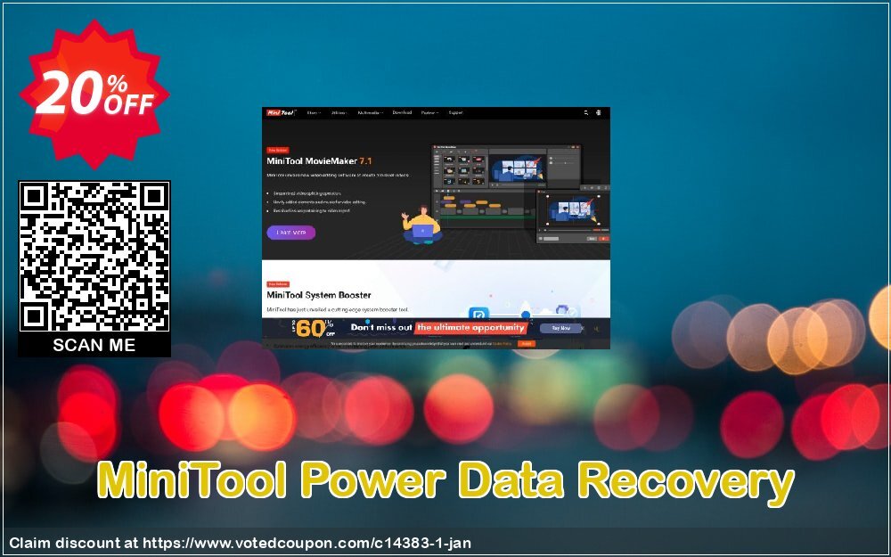 MiniTool Power Data Recovery Coupon Code Jun 2023, 20% OFF - VotedCoupon