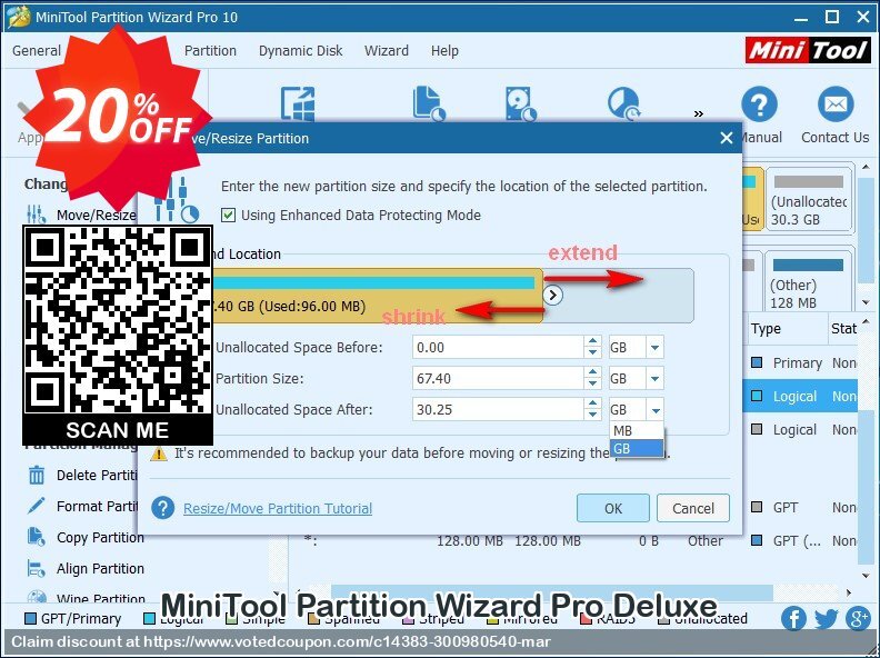 MiniTool Partition Wizard Pro Deluxe Coupon Code May 2024, 20% OFF - VotedCoupon