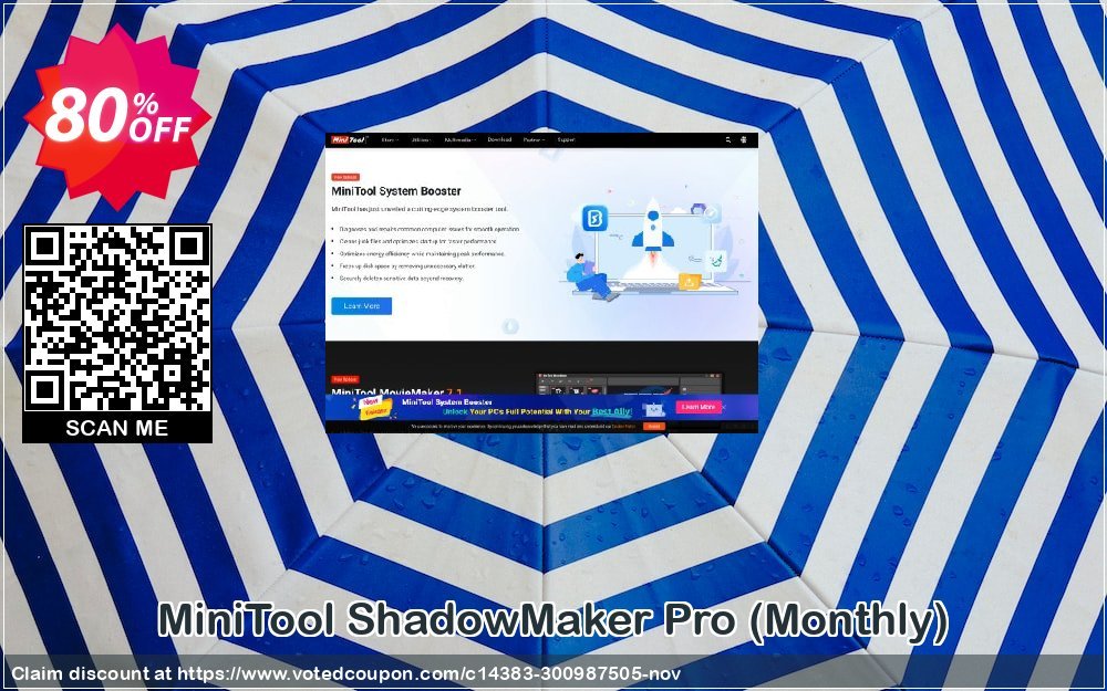 MiniTool ShadowMaker Pro, Monthly  Coupon Code Dec 2023, 80% OFF - VotedCoupon