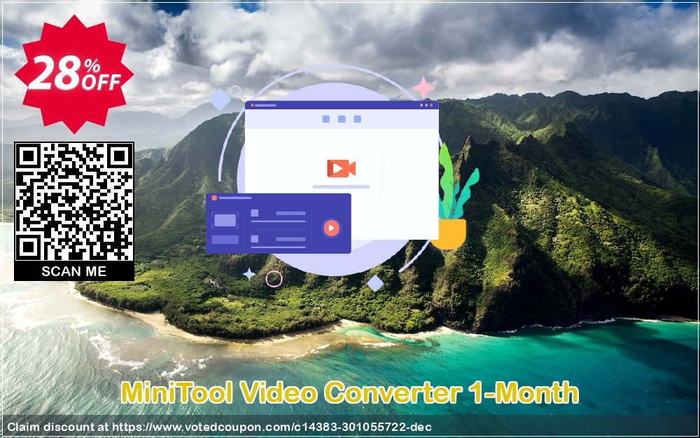 MiniTool Video Converter 1-Month Coupon Code Mar 2024, 28% OFF - VotedCoupon