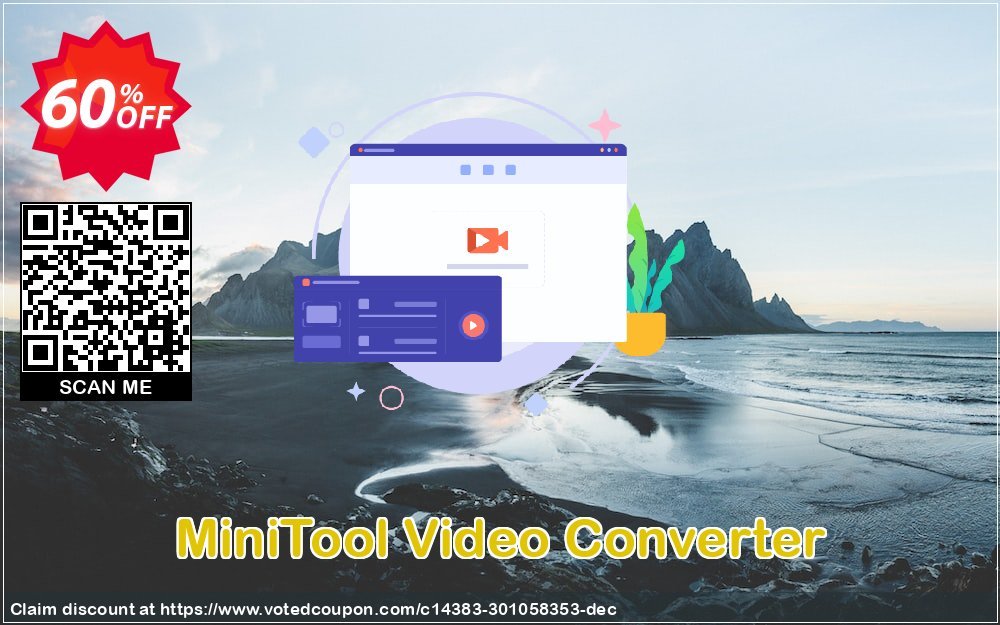MiniTool Video Converter 12-month Coupon Code Mar 2024, 60% OFF - VotedCoupon