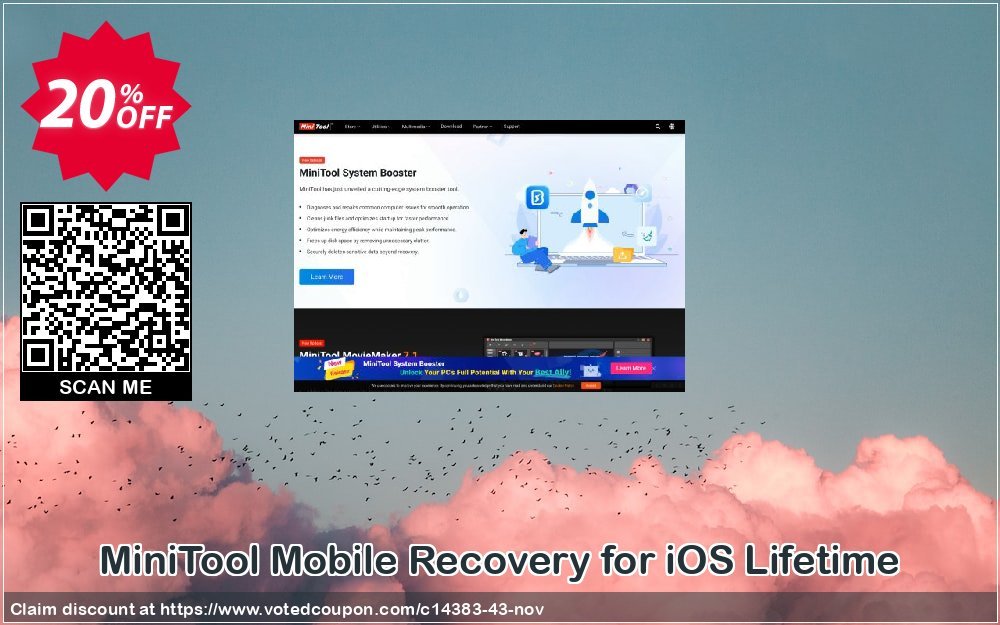 MiniTool Mobile Recovery for iOS Lifetime Coupon Code Dec 2023, 20% OFF - VotedCoupon