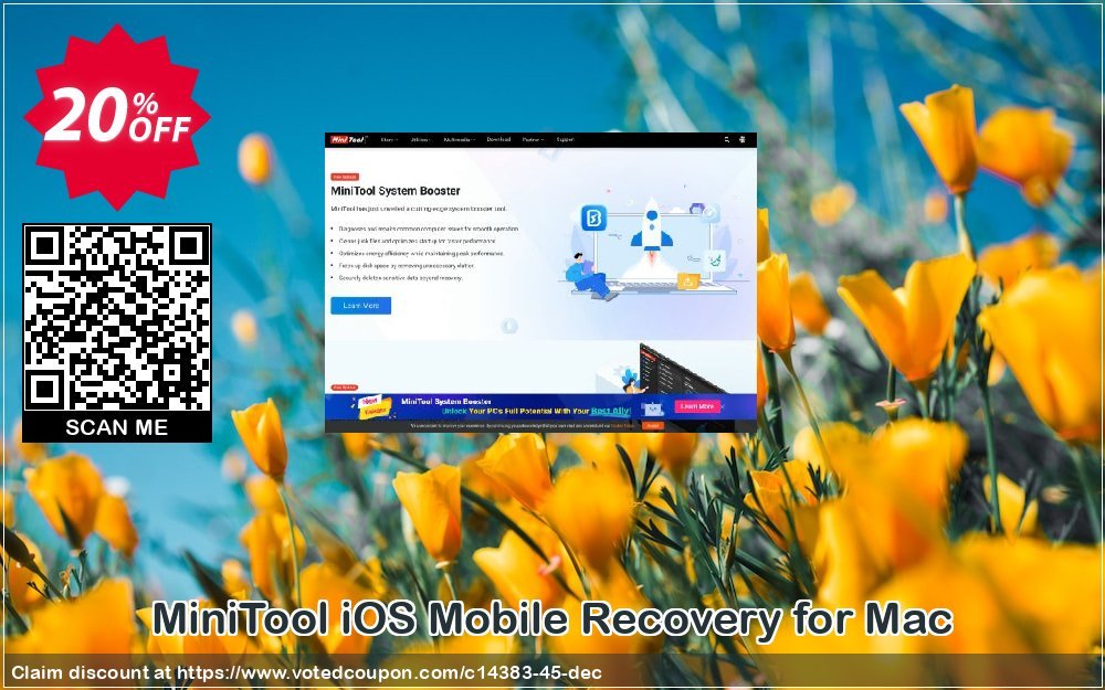 MiniTool iOS Mobile Recovery for MAC Coupon Code Dec 2023, 20% OFF - VotedCoupon