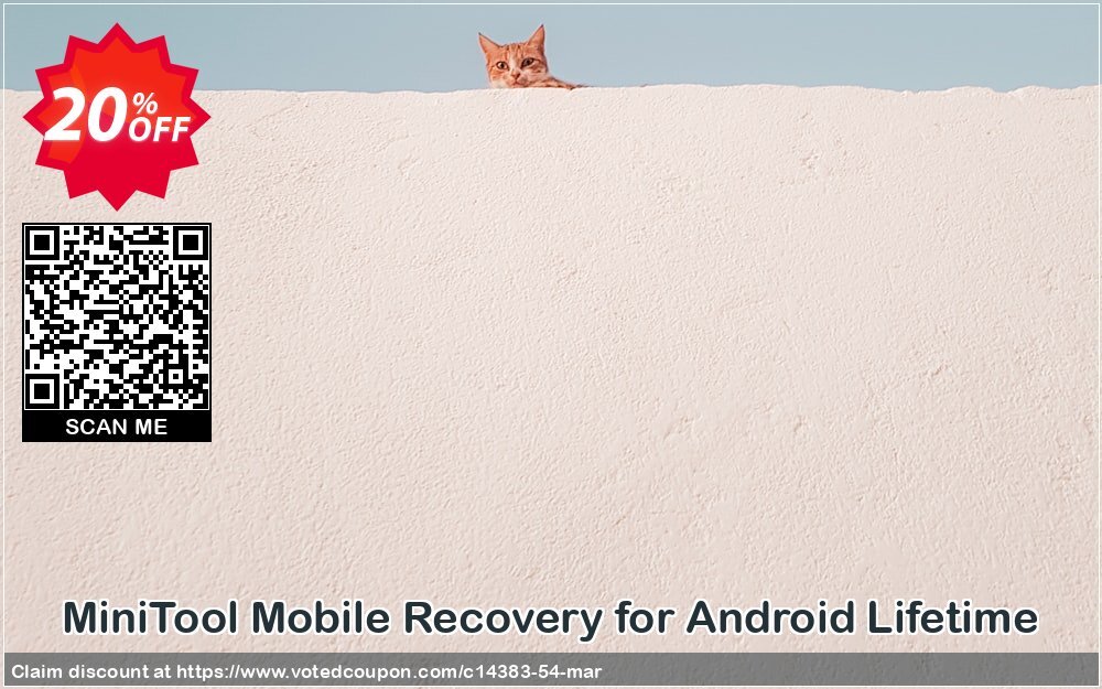 MiniTool Mobile Recovery for Android Lifetime Coupon Code May 2024, 20% OFF - VotedCoupon