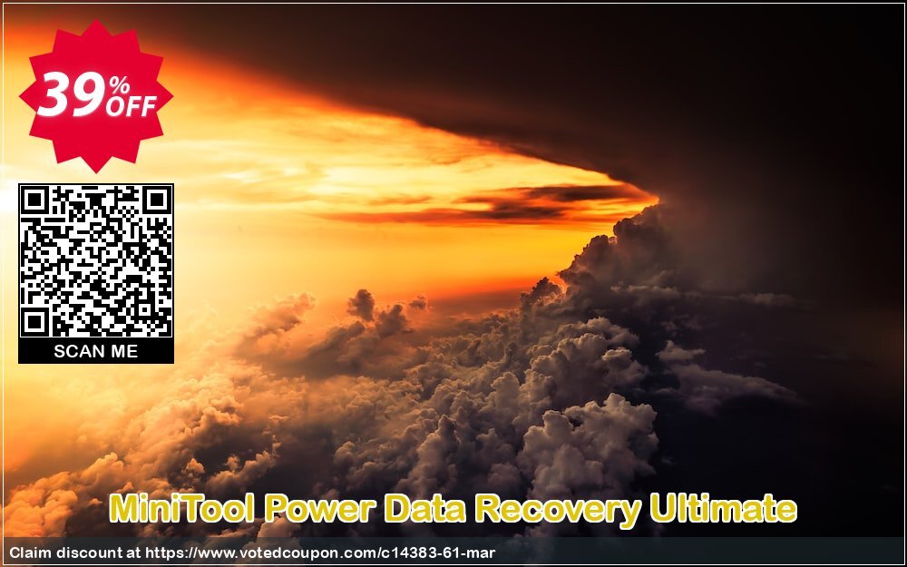 MiniTool Power Data Recovery Ultimate Coupon, discount 20% off. Promotion: 