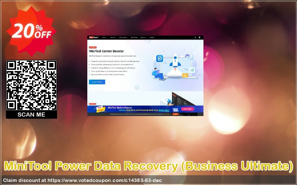 MiniTool Power Data Recovery, Business Ultimate  Coupon Code Dec 2023, 20% OFF - VotedCoupon