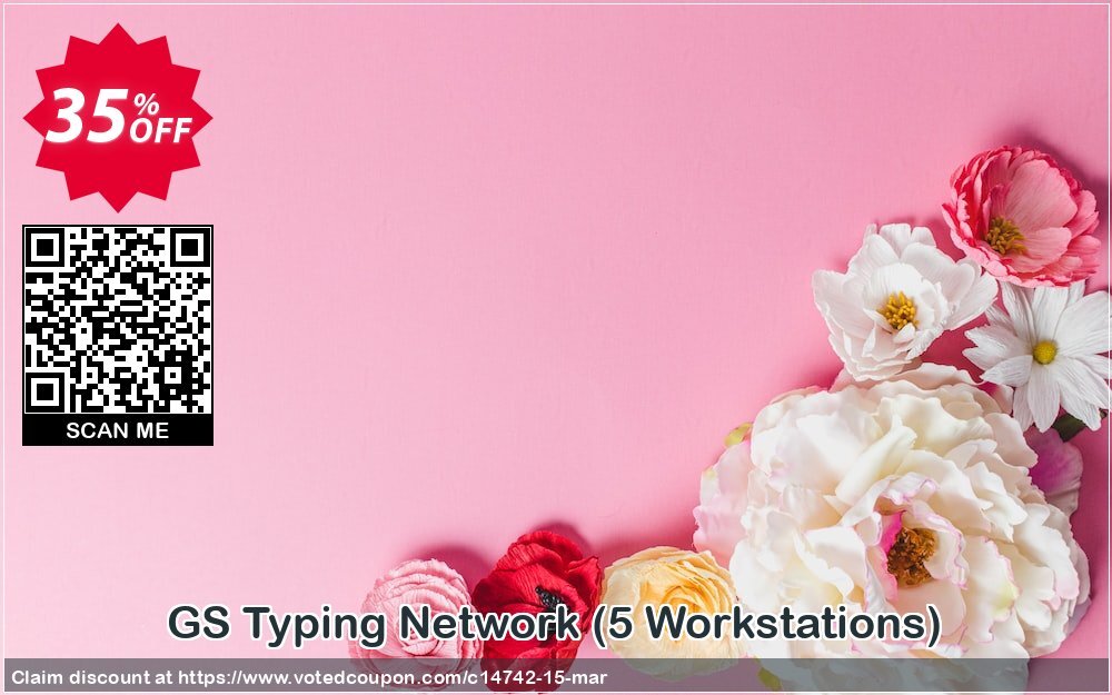 GS Typing Network, 5 Workstations  Coupon, discount macro_35_dis. Promotion: 