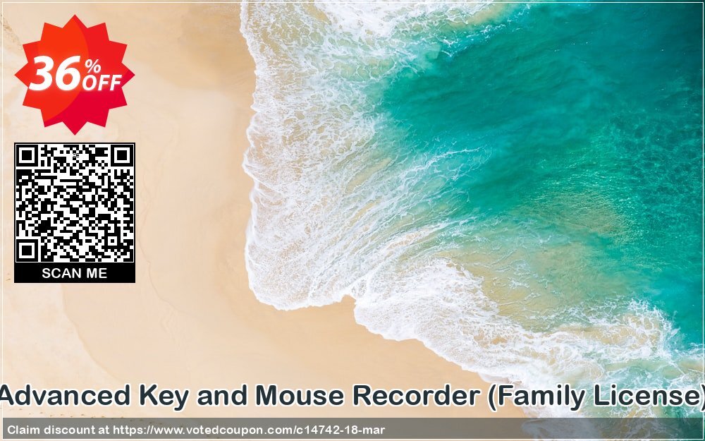 Advanced Key and Mouse Recorder, Family Plan  Coupon, discount macro_35_dis. Promotion: 