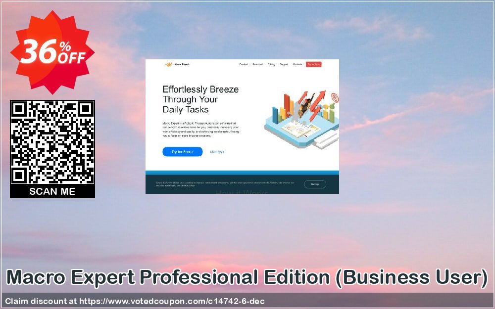 MACro Expert Professional Edition, Business User  Coupon, discount macro_35_dis. Promotion: 