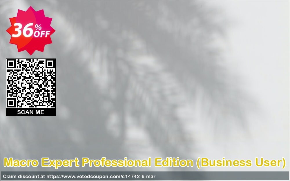 MACro Expert Professional Edition, Business User  Coupon Code Apr 2024, 36% OFF - VotedCoupon