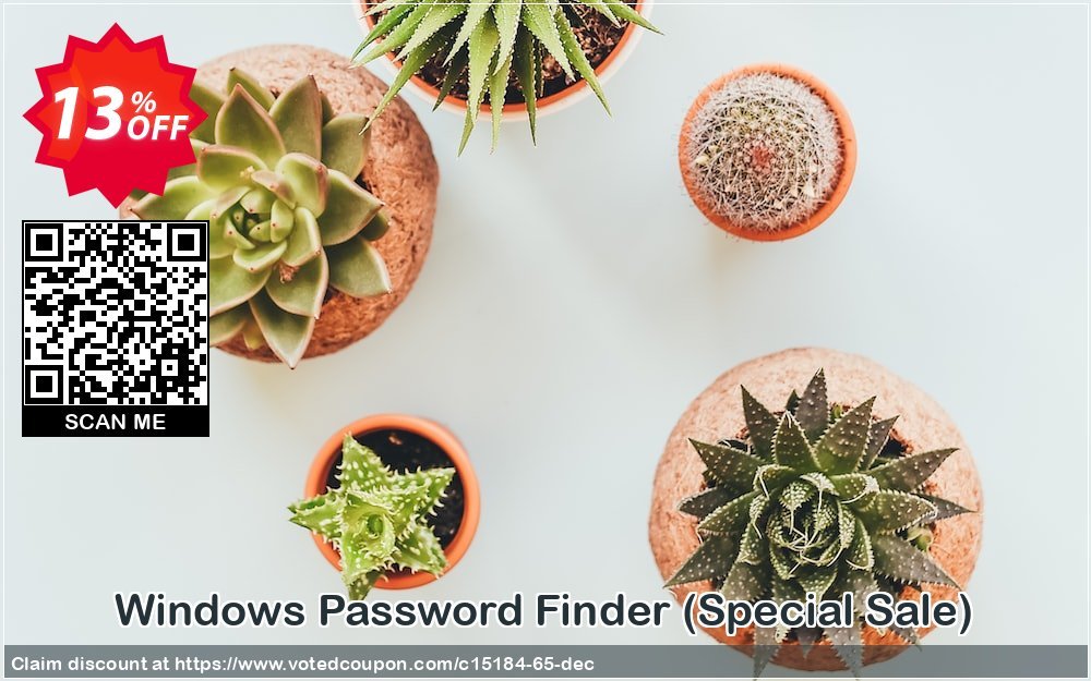 WINDOWS Password Finder, Special Sale  Coupon, discount Windows Password Coupon (Download). Promotion: Windows Password Coupon (Download)