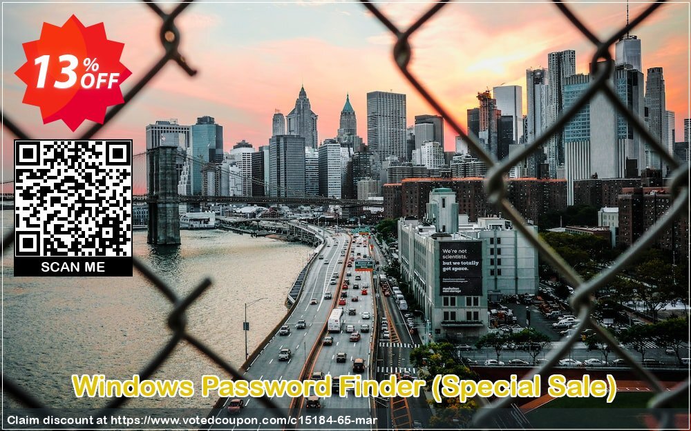 WINDOWS Password Finder, Special Sale  Coupon, discount Windows Password Coupon (Download). Promotion: Windows Password Coupon (Download)