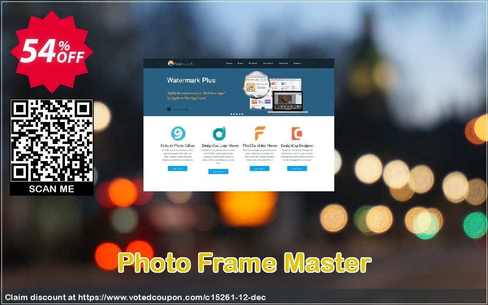 Photo Frame Master Coupon, discount PCMPRO 25% promotion. Promotion: PCMPRO 25% promotion to September 30