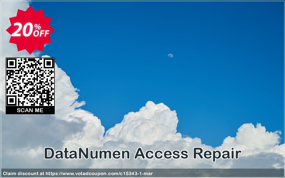 DataNumen Access Repair Coupon, discount Education Coupon. Promotion: Coupon for educational and non-profit organizations