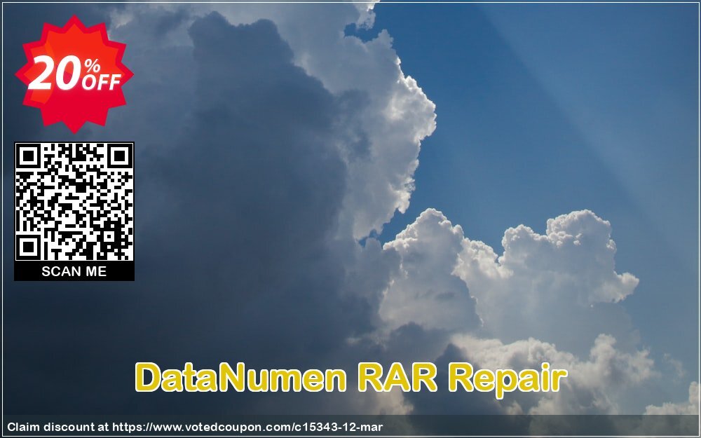 DataNumen RAR Repair Coupon, discount Education Coupon. Promotion: Coupon for educational and non-profit organizations