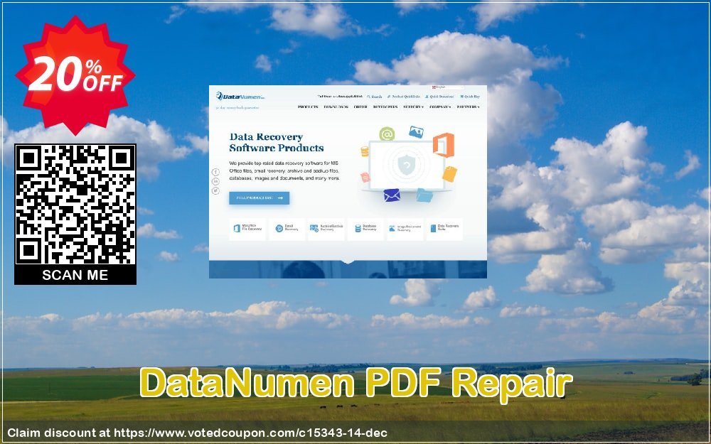 DataNumen PDF Repair Coupon, discount Education Coupon. Promotion: Coupon for educational and non-profit organizations