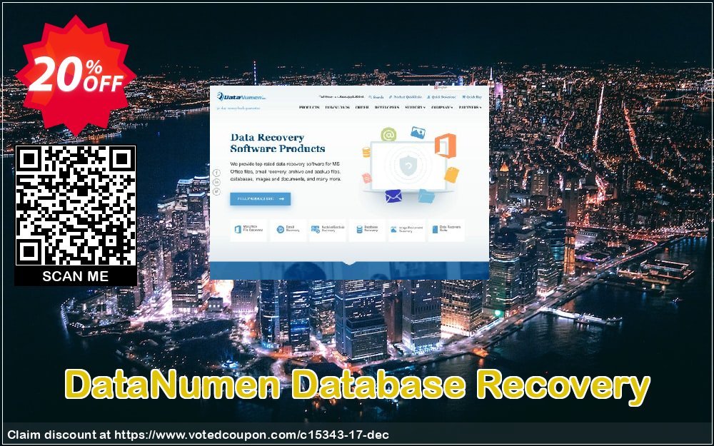 DataNumen Database Recovery Coupon, discount Education Coupon. Promotion: Coupon for educational and non-profit organizations