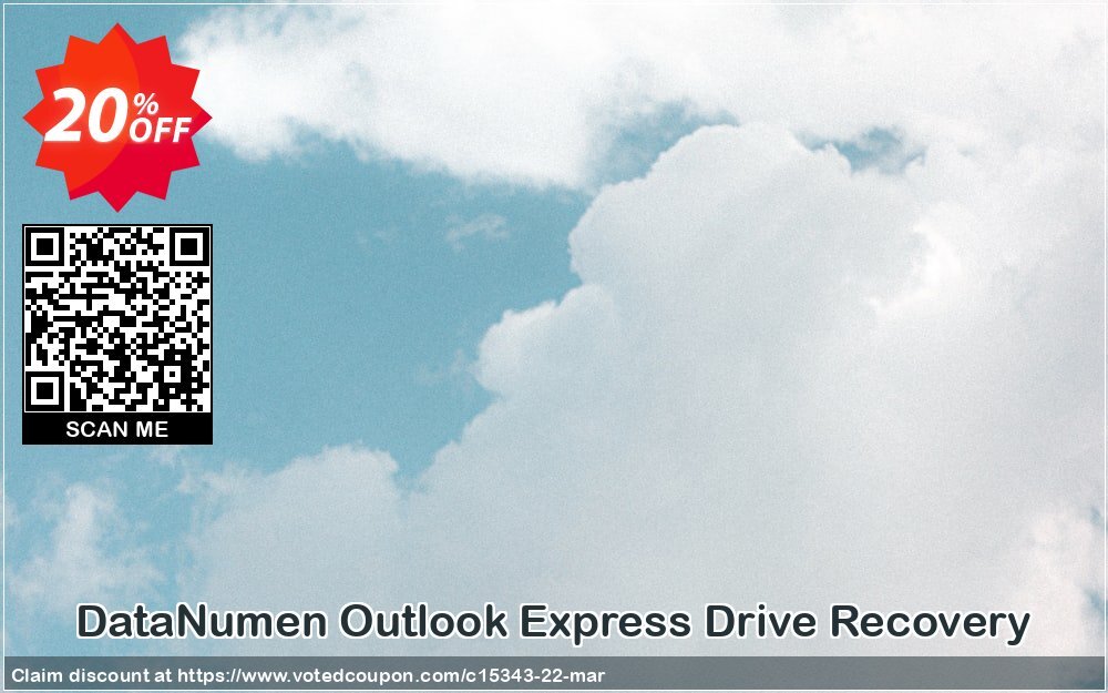 DataNumen Outlook Express Drive Recovery Coupon, discount Education Coupon. Promotion: Coupon for educational and non-profit organizations