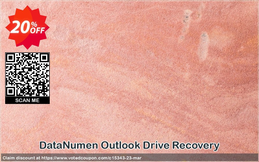 DataNumen Outlook Drive Recovery Coupon, discount Education Coupon. Promotion: Coupon for educational and non-profit organizations