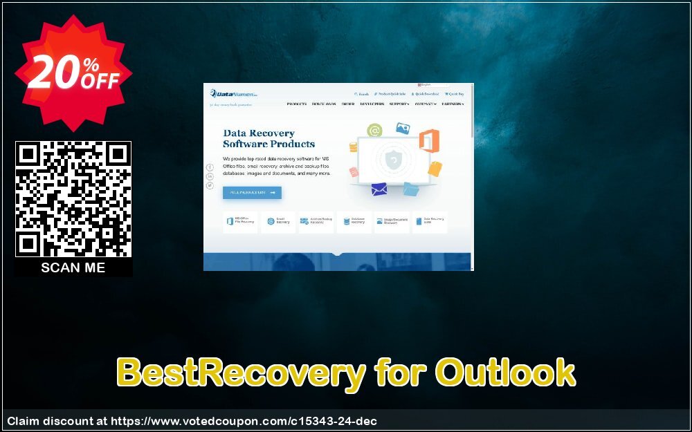 BestRecovery for Outlook Coupon Code May 2024, 20% OFF - VotedCoupon