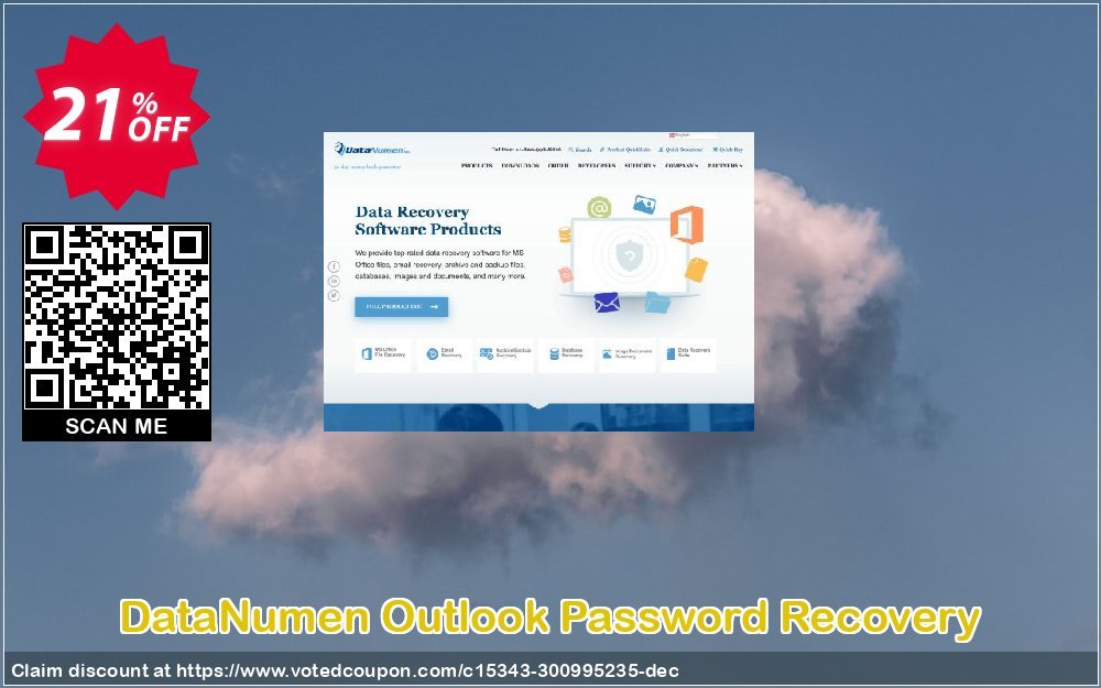 DataNumen Outlook Password Recovery Coupon, discount 20% OFF DataNumen Outlook Password Recovery, verified. Promotion: Amazing promo code of DataNumen Outlook Password Recovery, tested & approved