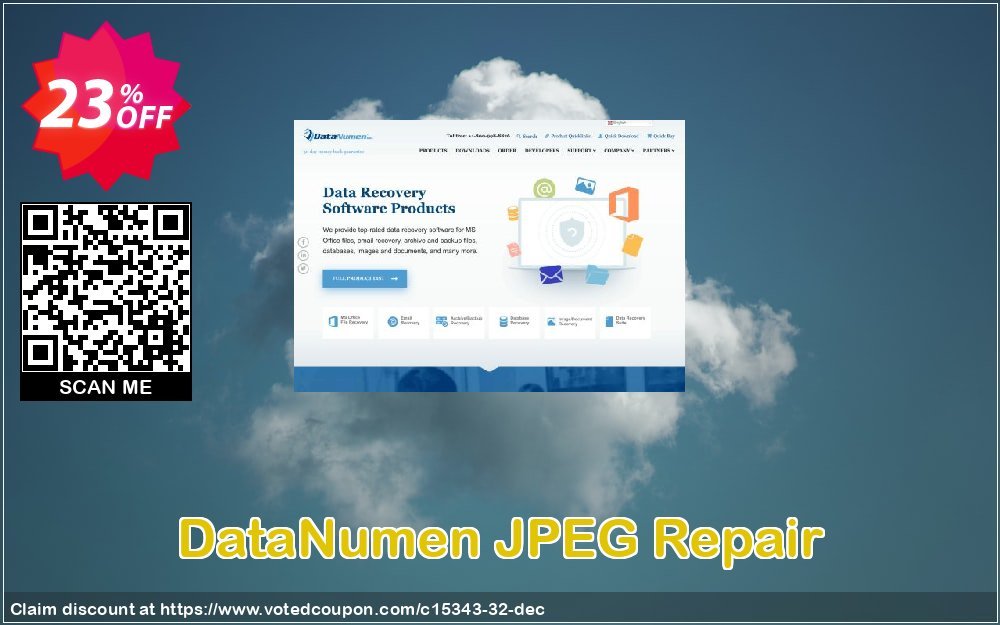 DataNumen JPEG Repair Coupon, discount Education Coupon. Promotion: Coupon for educational and non-profit organizations
