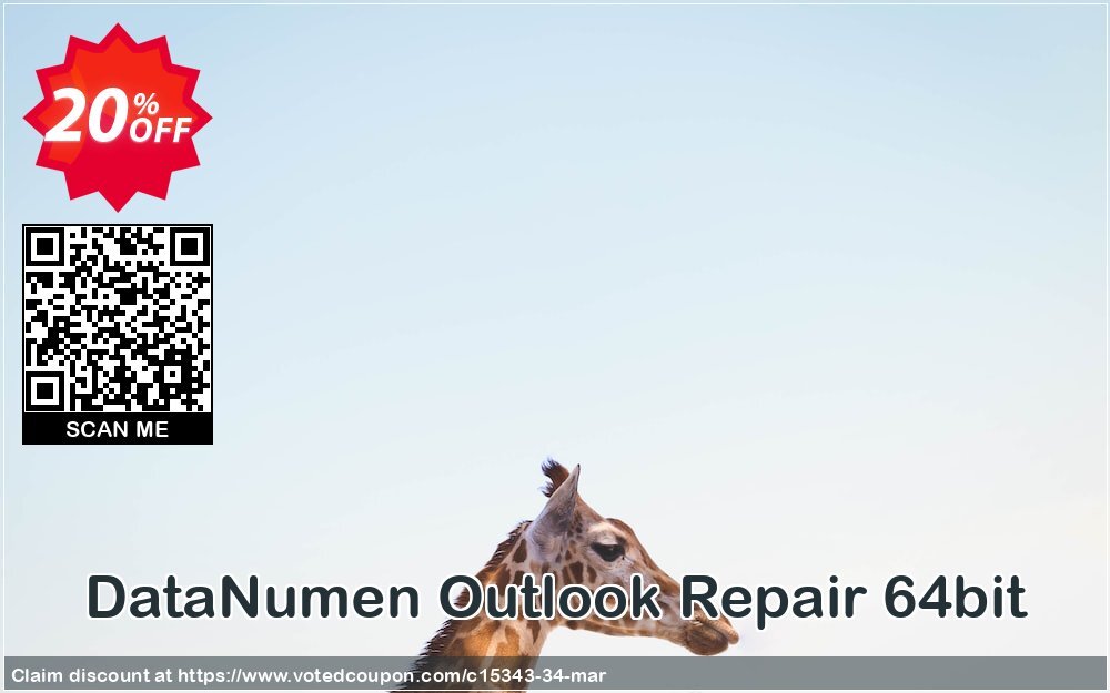 DataNumen Outlook Repair 64bit Coupon, discount Education Coupon. Promotion: Coupon for educational and non-profit organizations