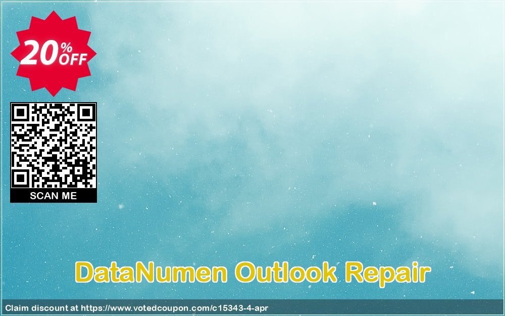 DataNumen Outlook Repair voted-on promotion codes