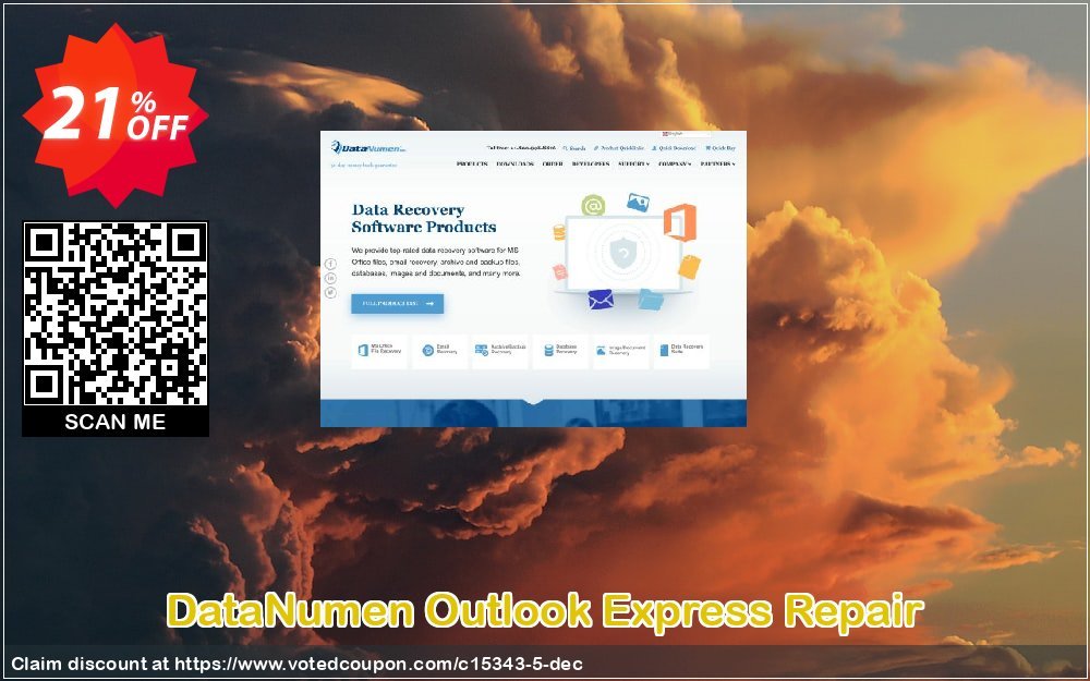 DataNumen Outlook Express Repair Coupon Code Apr 2024, 21% OFF - VotedCoupon