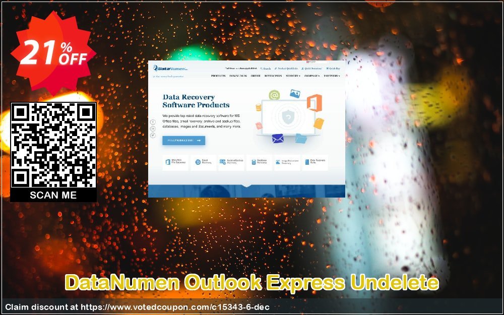 DataNumen Outlook Express Undelete Coupon, discount Education Coupon. Promotion: Coupon for educational and non-profit organizations