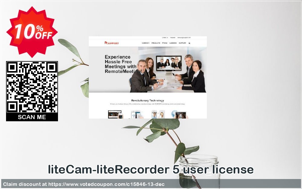 liteCam-liteRecorder 5 user Plan Coupon, discount liteCam discount codes (15846). Promotion: 