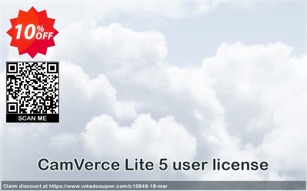 CamVerce Lite 5 user Plan Coupon Code May 2024, 10% OFF - VotedCoupon