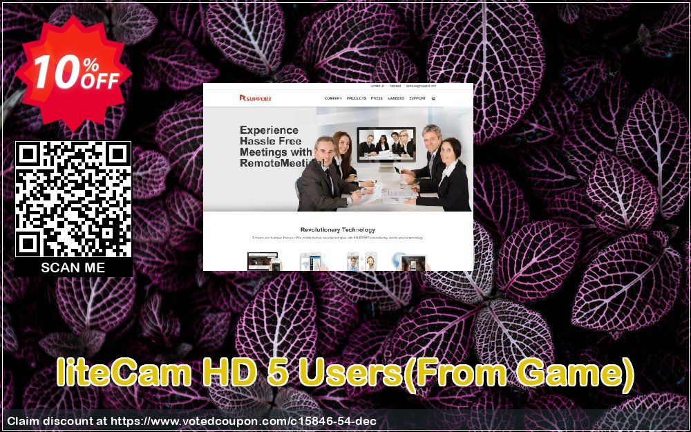 liteCam HD 5 Users, From Game  Coupon, discount liteCam discount codes (15846). Promotion: 