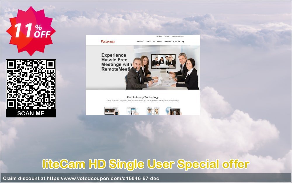liteCam HD Single User Special offer Coupon, discount liteCam discount codes (15846). Promotion: liteCam coupon