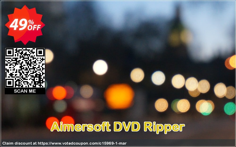 Aimersoft DVD Ripper Coupon Code May 2024, 49% OFF - VotedCoupon