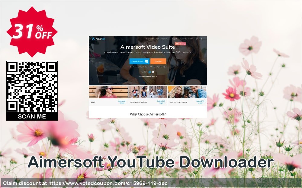 Aimersoft YouTube Downloader Coupon, discount 15969 Aimersoft discount. Promotion: 