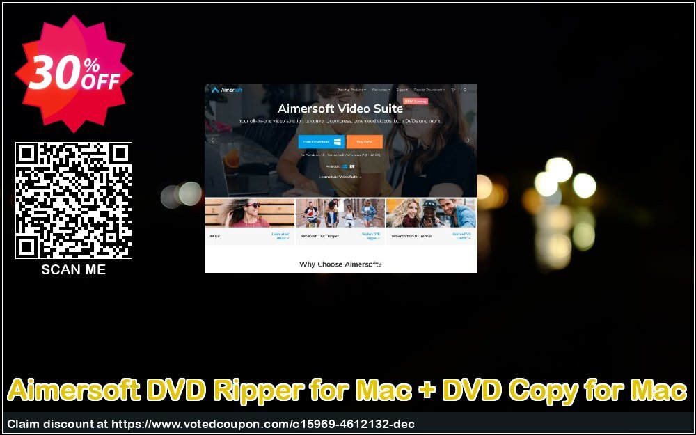 Aimersoft DVD Ripper for MAC + DVD Copy for MAC Coupon, discount Aimersoft DVD Ripper for Mac + DVD Copy for Mac amazing discount code 2024. Promotion: awful deals code of Aimersoft DVD Ripper for Mac + DVD Copy for Mac 2024