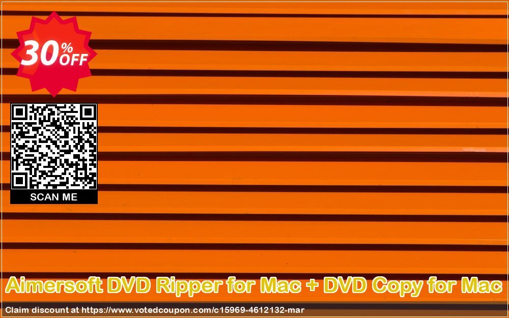 Aimersoft DVD Ripper for MAC + DVD Copy for MAC Coupon, discount Aimersoft DVD Ripper for Mac + DVD Copy for Mac amazing discount code 2024. Promotion: awful deals code of Aimersoft DVD Ripper for Mac + DVD Copy for Mac 2024