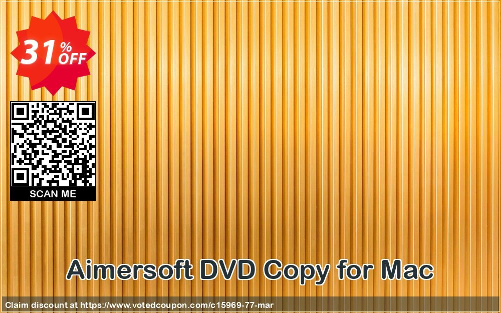 Aimersoft DVD Copy for MAC Coupon Code Apr 2024, 31% OFF - VotedCoupon