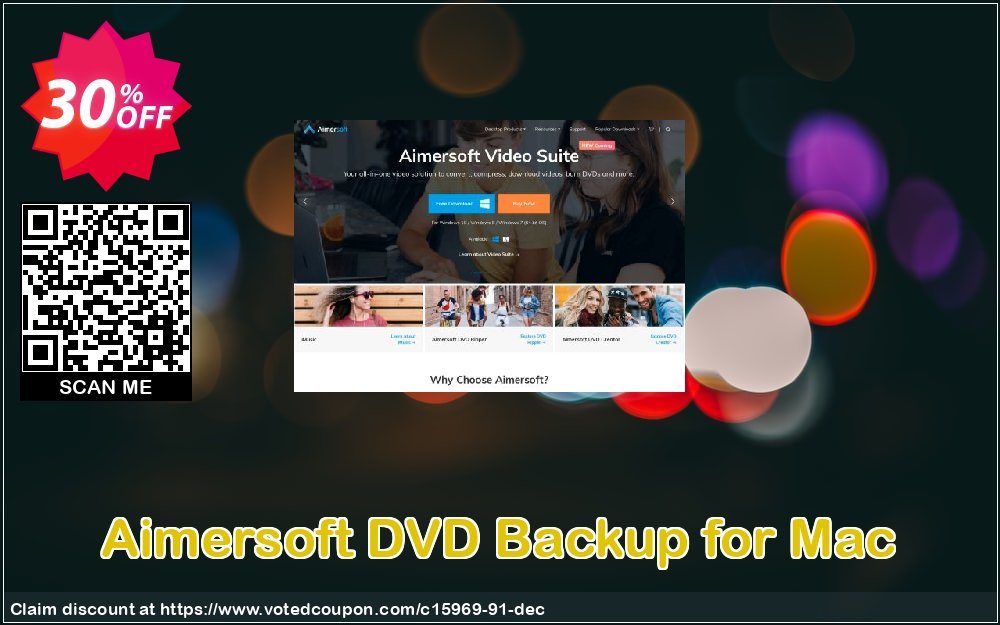 Aimersoft DVD Backup for MAC Coupon, discount Aimersoft DVD Backup for Mac dreaded discounts code 2023. Promotion: 