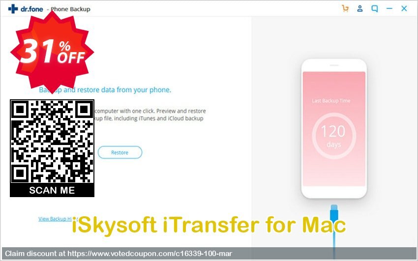 iSkysoft iTransfer for MAC Coupon Code Apr 2024, 31% OFF - VotedCoupon