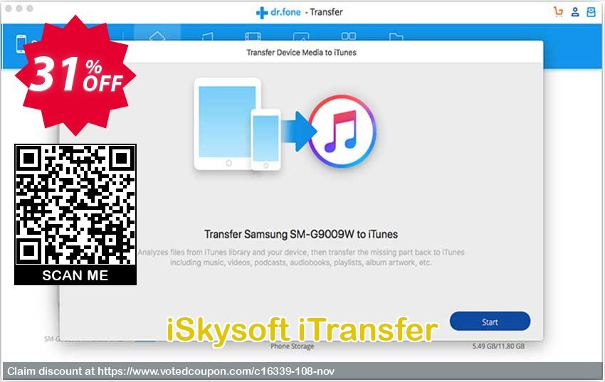 iSkysoft iTransfer Coupon, discount iSkysoft discount (16339). Promotion: iSkysoft iTransfer for Windows coupon code active
