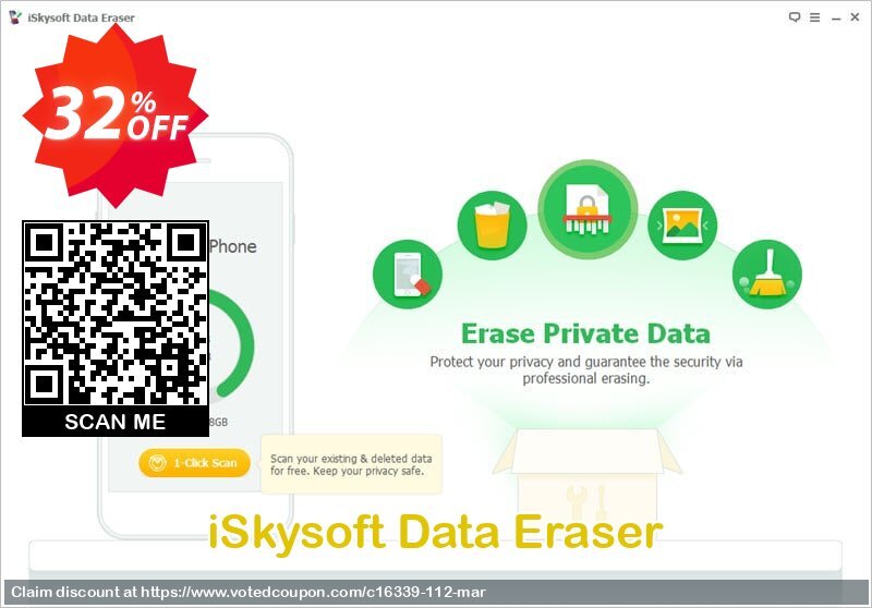 iSkysoft Data Eraser Coupon Code Apr 2024, 32% OFF - VotedCoupon