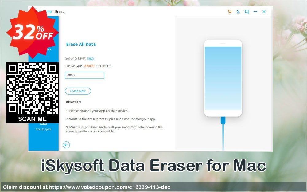 iSkysoft Data Eraser for MAC Coupon Code Apr 2024, 32% OFF - VotedCoupon