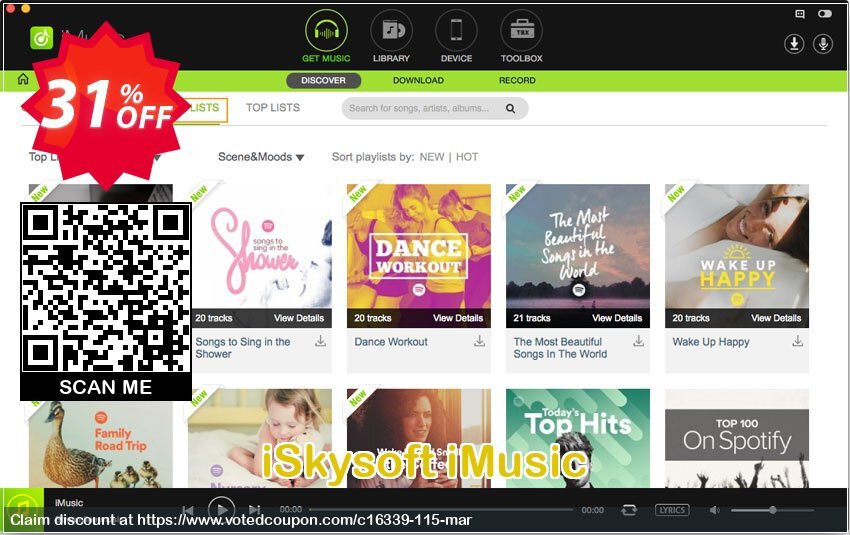 iSkysoft iMusic Coupon, discount iSkysoft discount (16339). Promotion: iSkysoft music coupon discount