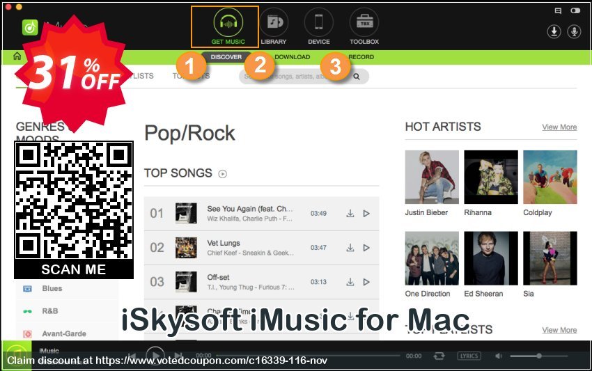 iSkysoft iMusic for MAC Coupon, discount iSkysoft discount (16339). Promotion: iSkysoft music coupon code active