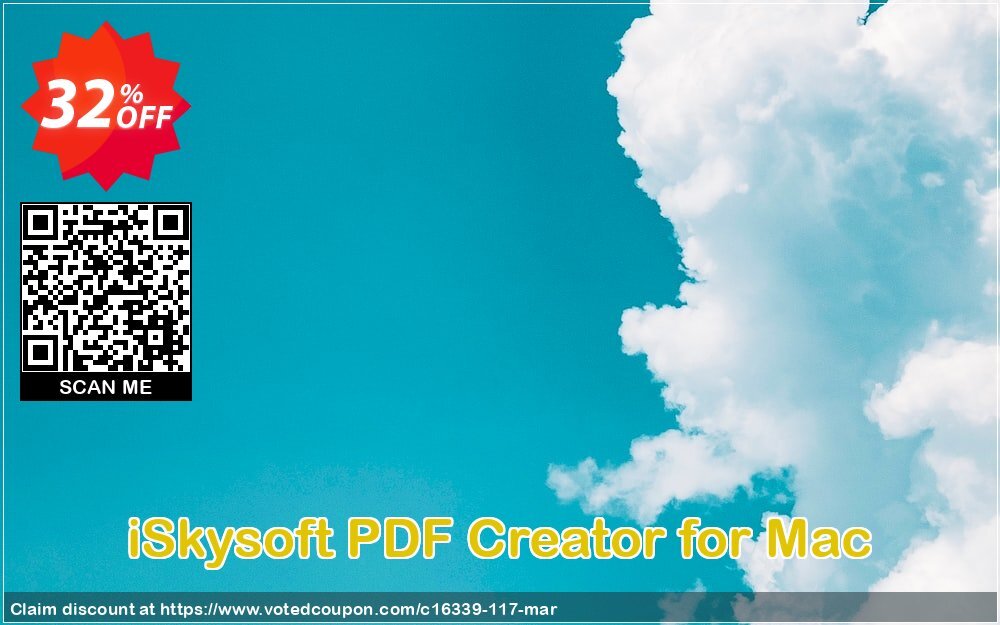 iSkysoft PDF Creator for MAC Coupon, discount iSkysoft discount (16339). Promotion: iSkysoft coupon code active